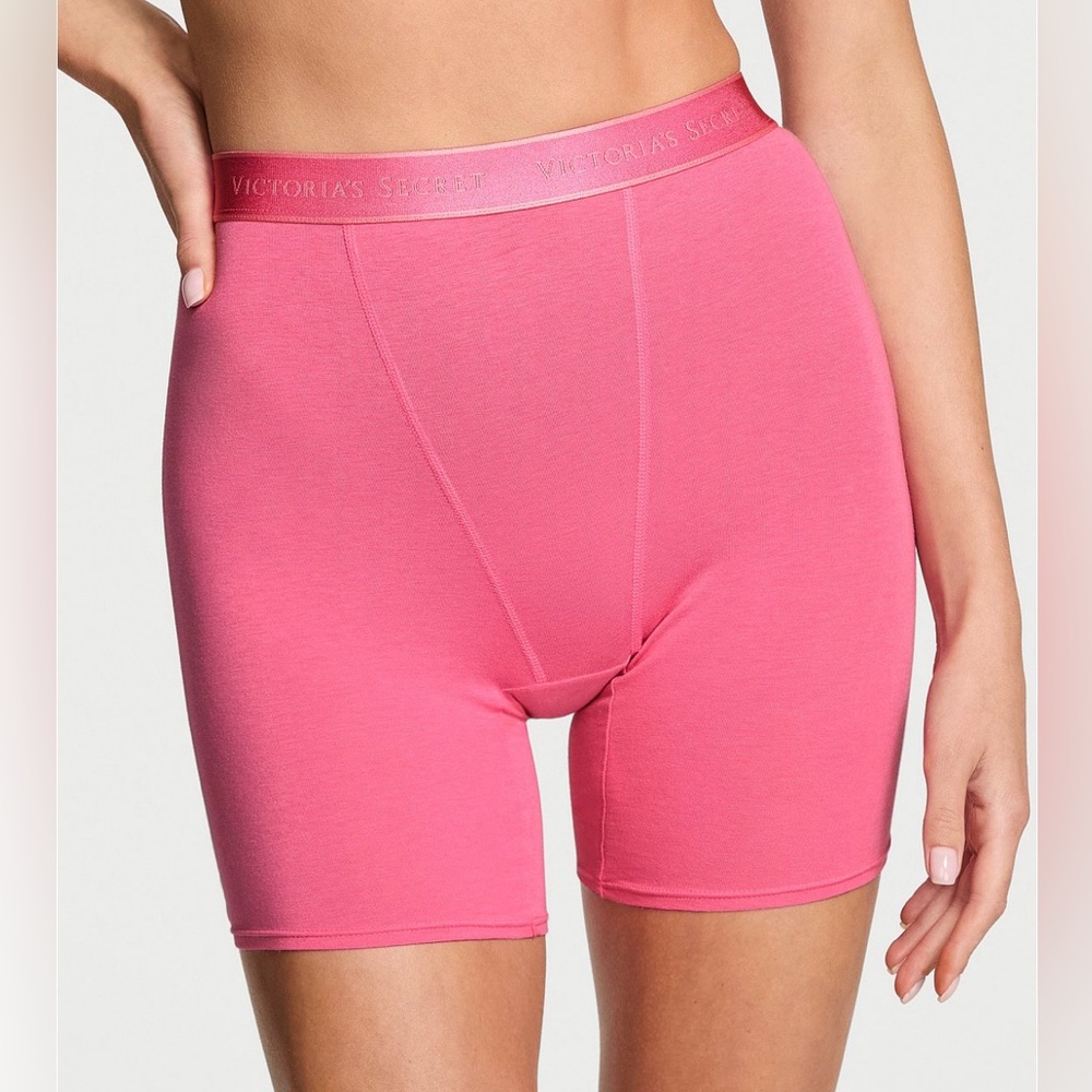 Victoria's Secret Logo Cotton High Waist Boxer Brief Size S, XXL NWT
